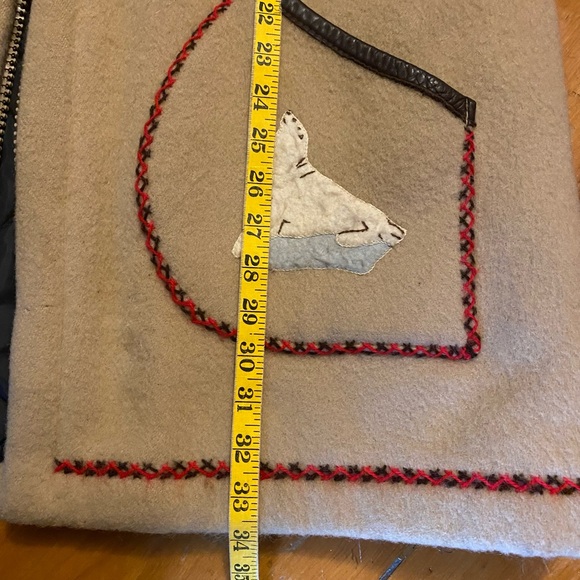 RARE Vintage James Bay Wool Fur Lined Hood Parka - Picture 15 of 16